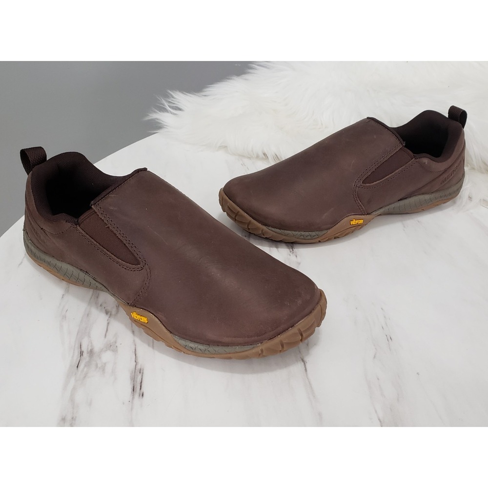 NEW NO BOX SIZE US MENS 7 / EURO 40 TRAIL GLOVE 5 LUNA SLIP ON NUBUCK BROWN SHOE